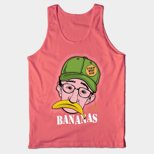 Bananas - Alternative Movie Poster Tank Top by MoviePosterBoy